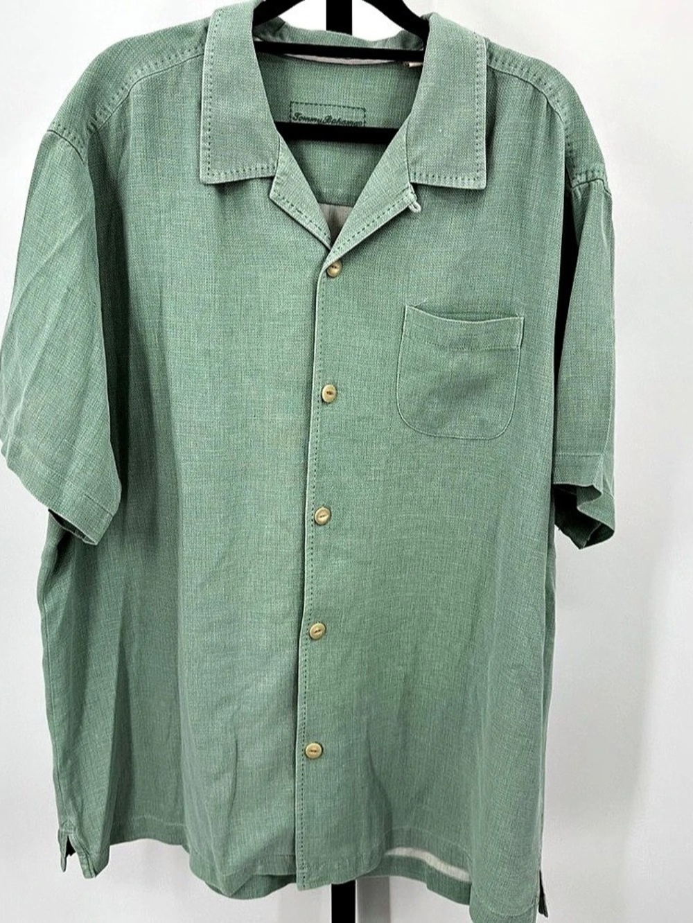 Tommy Bahama Silk Short Sleeve Shirt XL Like New